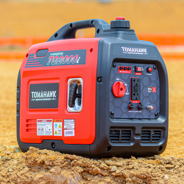 Tomahawk Power 2000 Watt Inverter Generator Super Quiet Portable Gas Power Professional Use - Product Image 5
