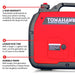 Tomahawk Power 2000 Watt Inverter Generator Super Quiet Portable Gas Power Professional Use - Product Image 6