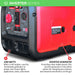 Tomahawk Power 3000 Watt Inverter Generator Super Quiet Portable Gas Power Professional Use - Camo Special Edition -...