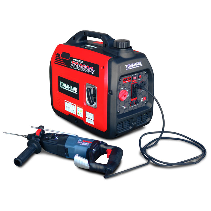 Tomahawk Power 3000 Watt Inverter Generator Super Quiet Portable Gas Power Professional Use - Product Image 14