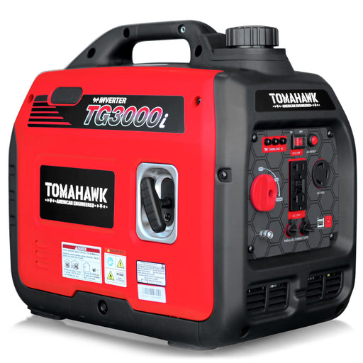 Tomahawk Power 3000 Watt Inverter Generator Super Quiet Portable Gas Power Professional Use - Main Product Image