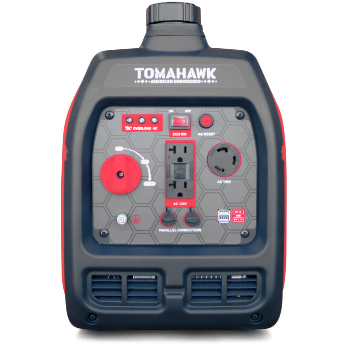 Tomahawk Power 3000 Watt Inverter Generator Super Quiet Portable Gas Power Professional Use - Camo Special Edition -...