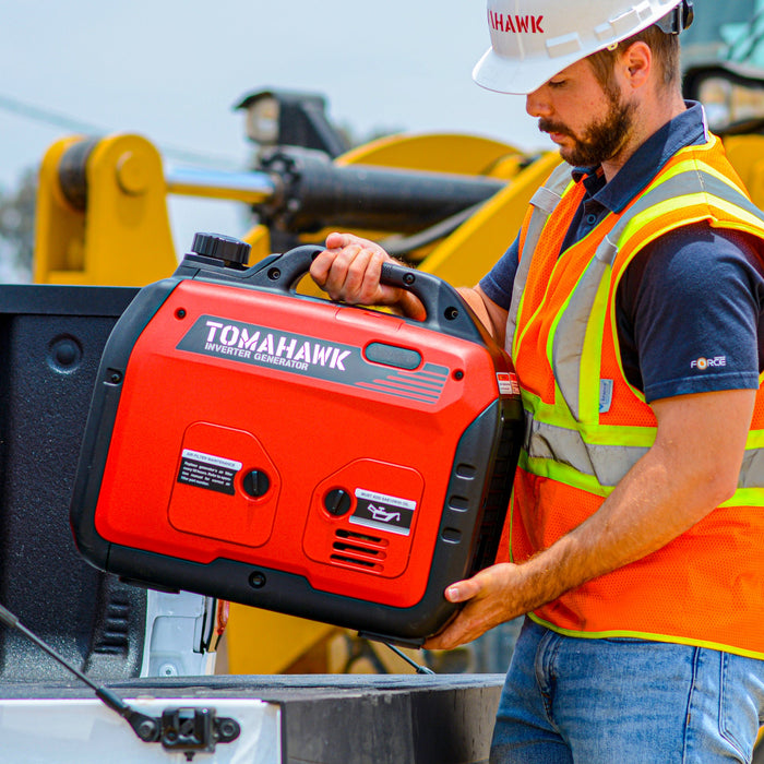 Tomahawk Power 2000 Watt Inverter Generator Super Quiet Portable Gas Power Professional Use - Alternate View