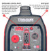 Tomahawk Power 3000 Watt Inverter Generator Super Quiet Portable Gas Power Professional Use - Product Image 6