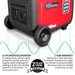 Tomahawk Power 5500 Watt Inverter Generator Super Quiet Portable Gas Power Professional Use - Product Image 9