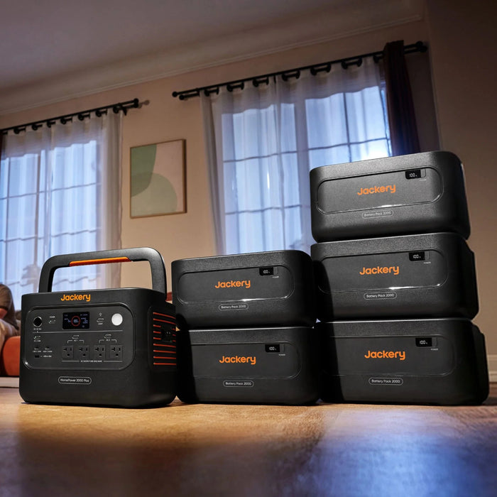 Jackery HomePower 2000 Plus v2 battery pack home backup setup
