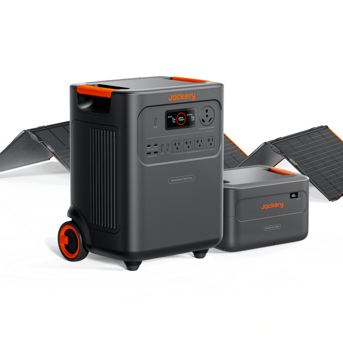 Jackery HomePower 3600 Plus Double Kit – HomePower 3600 Plus portable power station front view