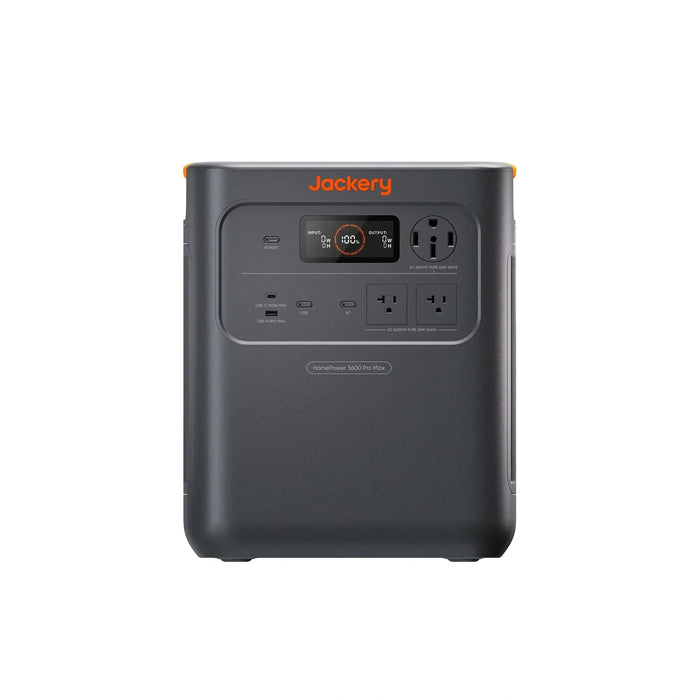 Jackery HomePower 3600 Pro Max with Battery Pack 3600 – HomePower 3600 Pro Max portable power station front view