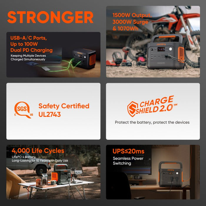 Jackery Portable Power Station Explorer 1000 v2 - product image