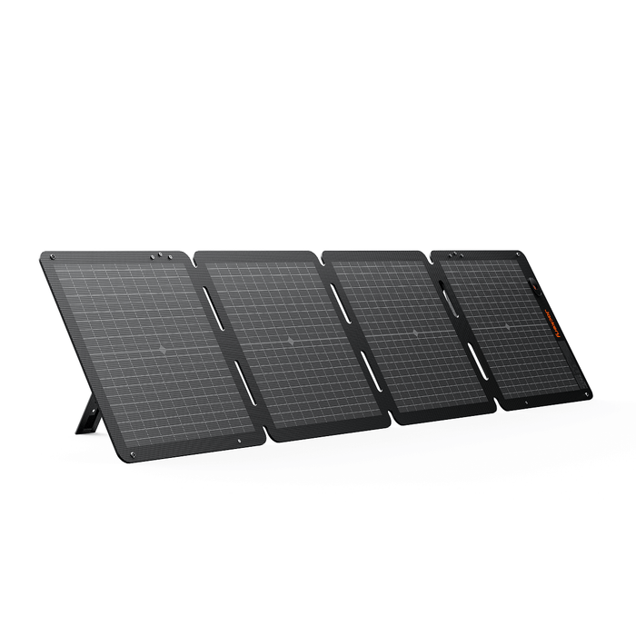 Jackery Solar Generator 2000 v2 with 2x SolarSaga 100 Air – SolarSaga 100 Air panel, third view