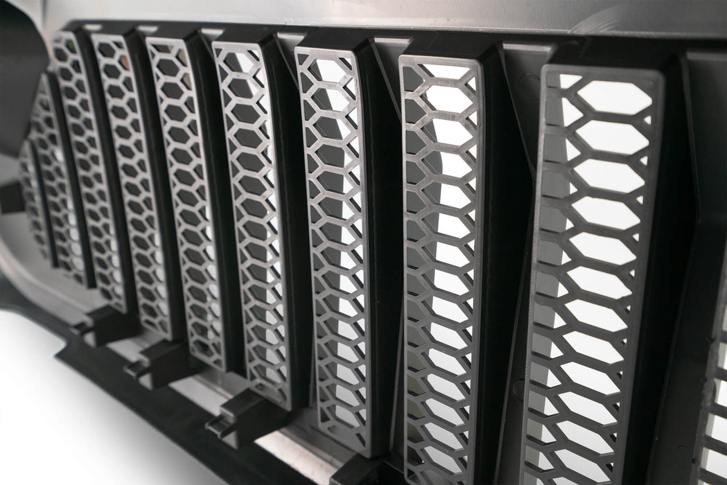 DV8 Offroad 2020-2026 Jeep Wrangler JL & Gladiator JT Replacement Grille Black – image 5 of 16