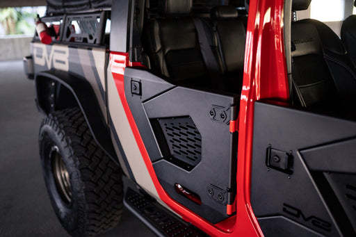 DV8 Offroad 2018-2025 Jeep Wrangler JL & Gladiator JT Rear Half Doors Spec Series – image 2 of 12