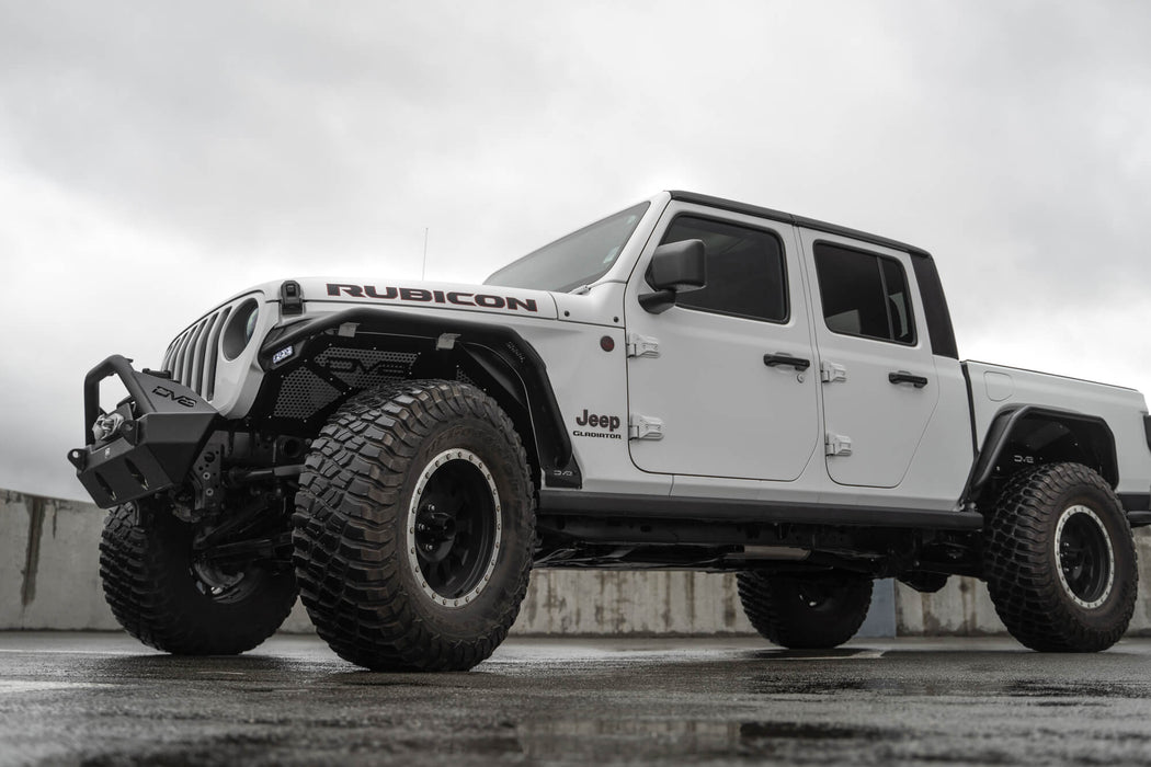 DV8 Offroad 2020-2026 Jeep Gladiator JT Spec Series Fender Flares Front & Rear – dimensions diagram, image 15 of 20