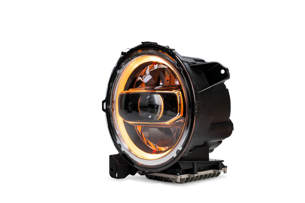 DV8 Offroad 2018-2026 Jeep Wrangler JL & Gladiator JT LED Headlights Chrome – image 13 of 16