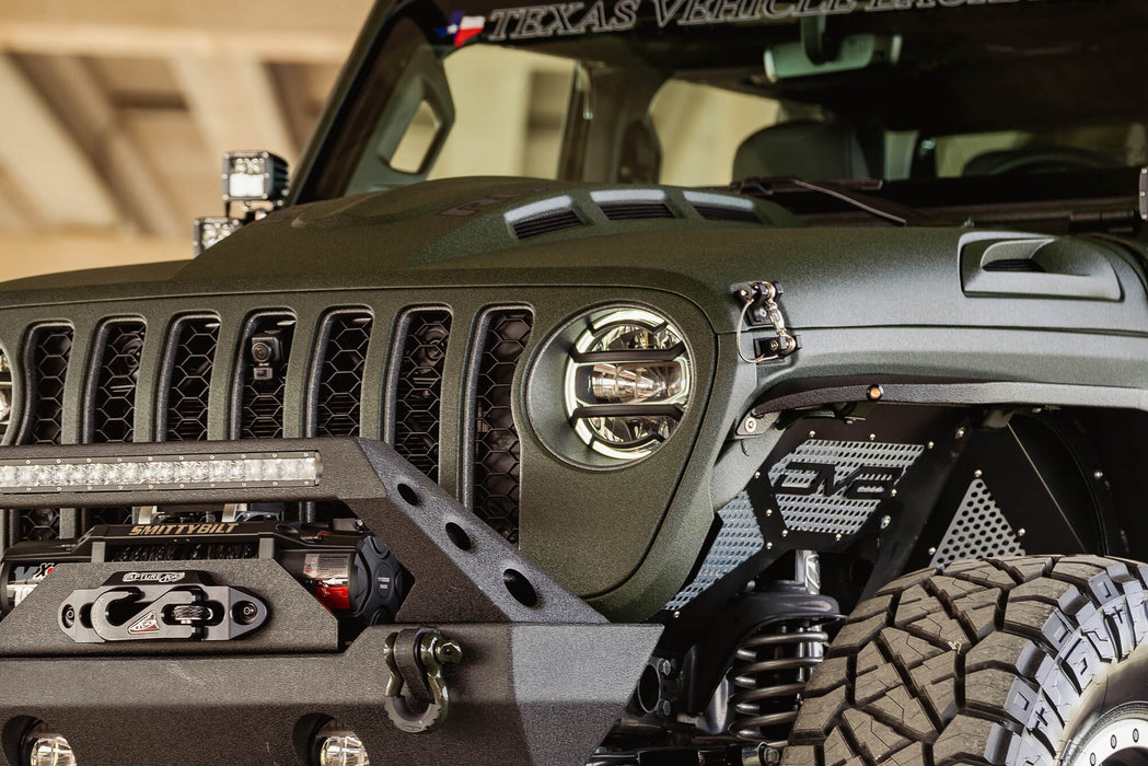 DV8 Offroad 2018-2026 Jeep Wrangler JL & Gladiator JT Heat Dispersion Hood – image 14 of 19
