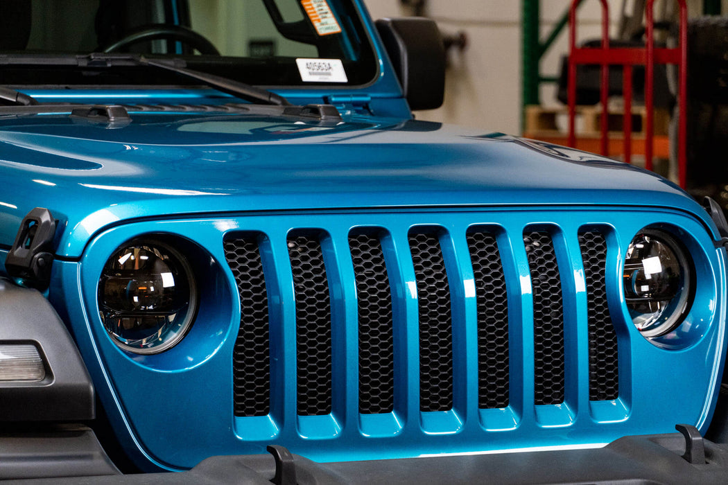 DV8 Offroad 2018-2026 Jeep Wrangler JL & Gladiator JT LED Headlights Black – image 11 of 16