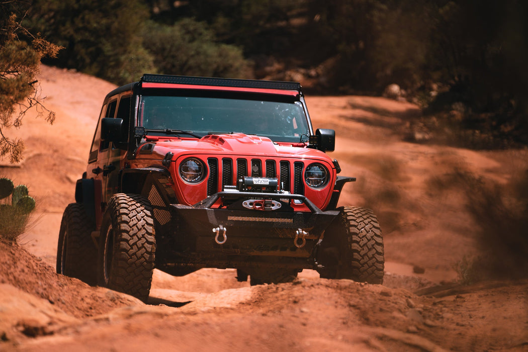 DV8 Offroad 2018-2026 Jeep Wrangler JL & Gladiator JT LED Headlights Chrome – image 3 of 16