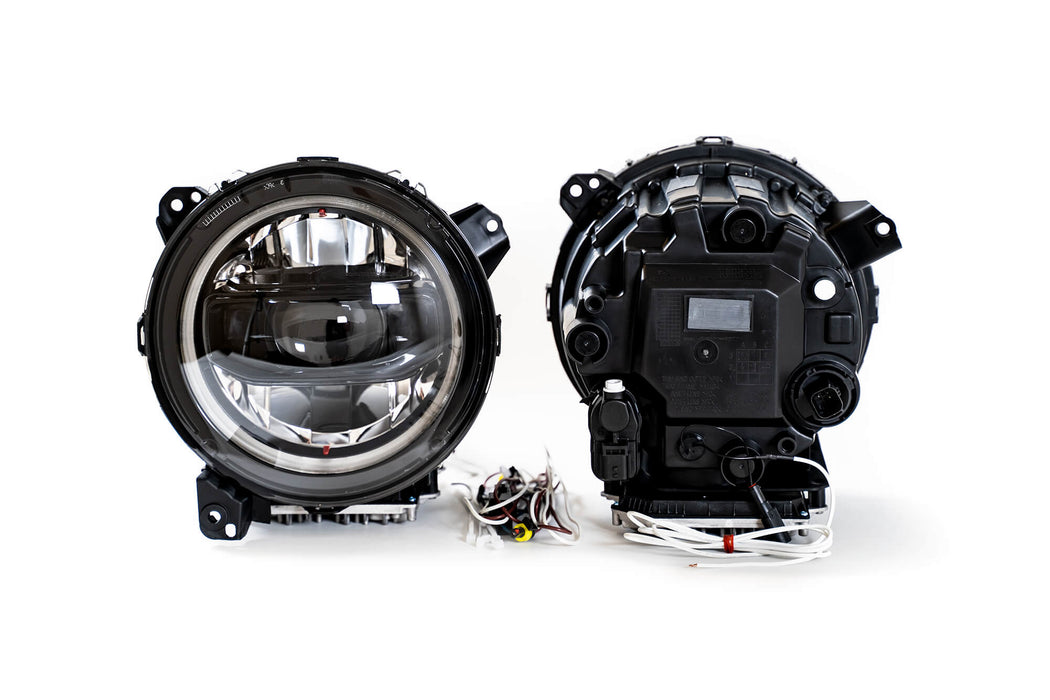 DV8 Offroad 2018-2026 Jeep Wrangler JL & Gladiator JT LED Headlights Black – image 16 of 16