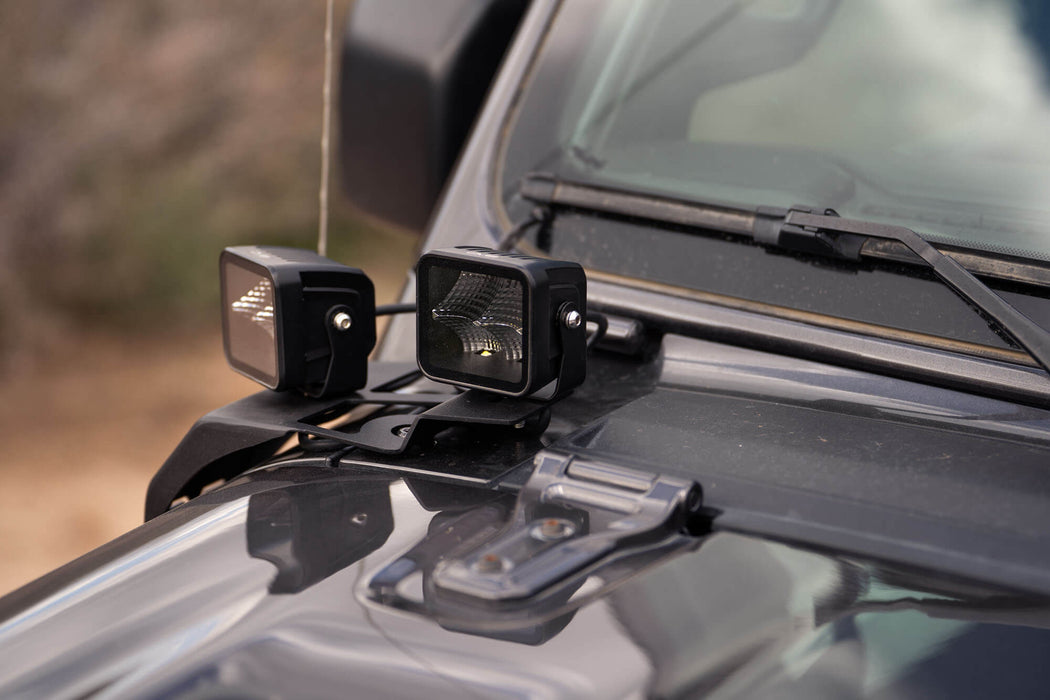 DV8 Offroad 2018-2026 Jeep Wrangler JL & Gladiator JT A-Pillar Dual Pod Light Mounts – image 3 of 17