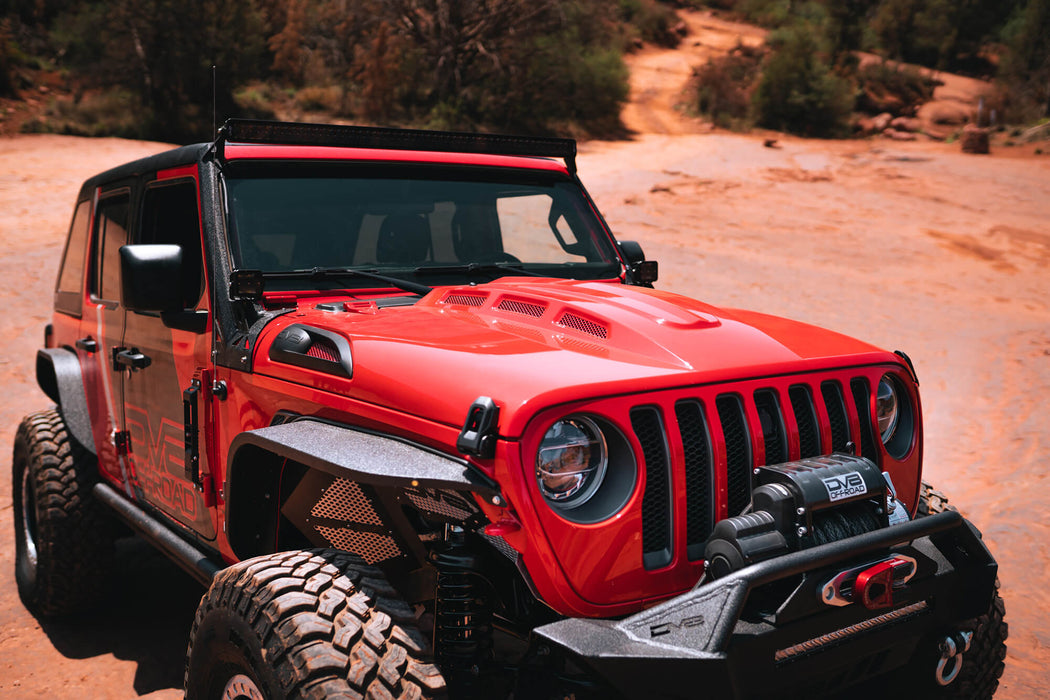 DV8 Offroad 2018-2026 Jeep Wrangler JL & Gladiator JT Heat Dispersion Hood – image 5 of 19