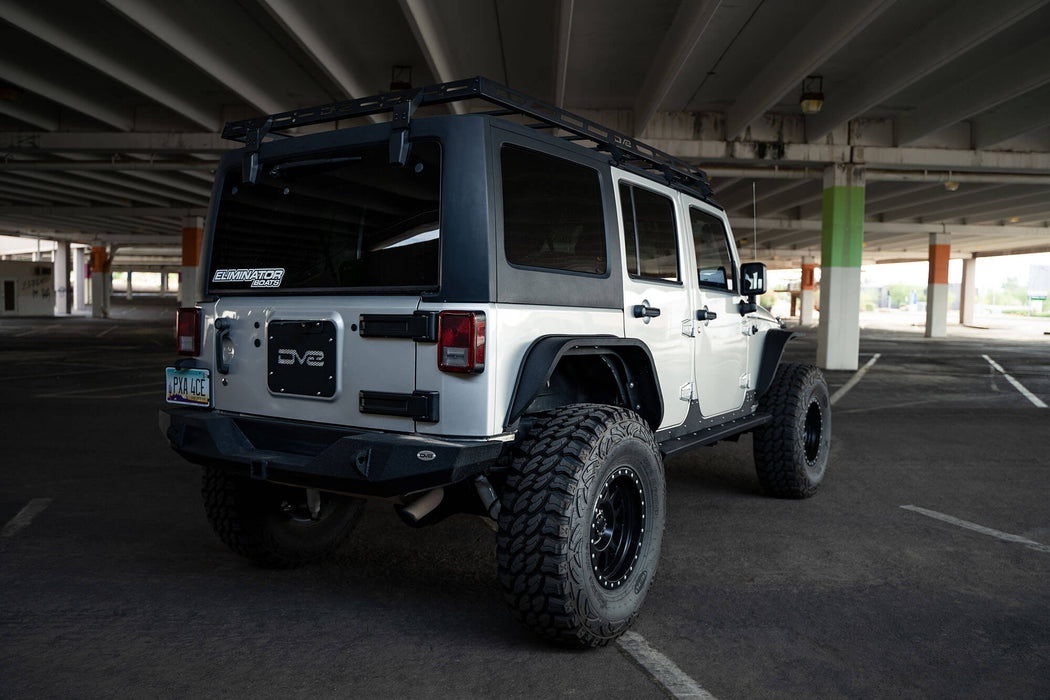 DV8 Offroad 2007-2018 Jeep Wrangler JK Full-Length Roof Rack – image 3 of 13