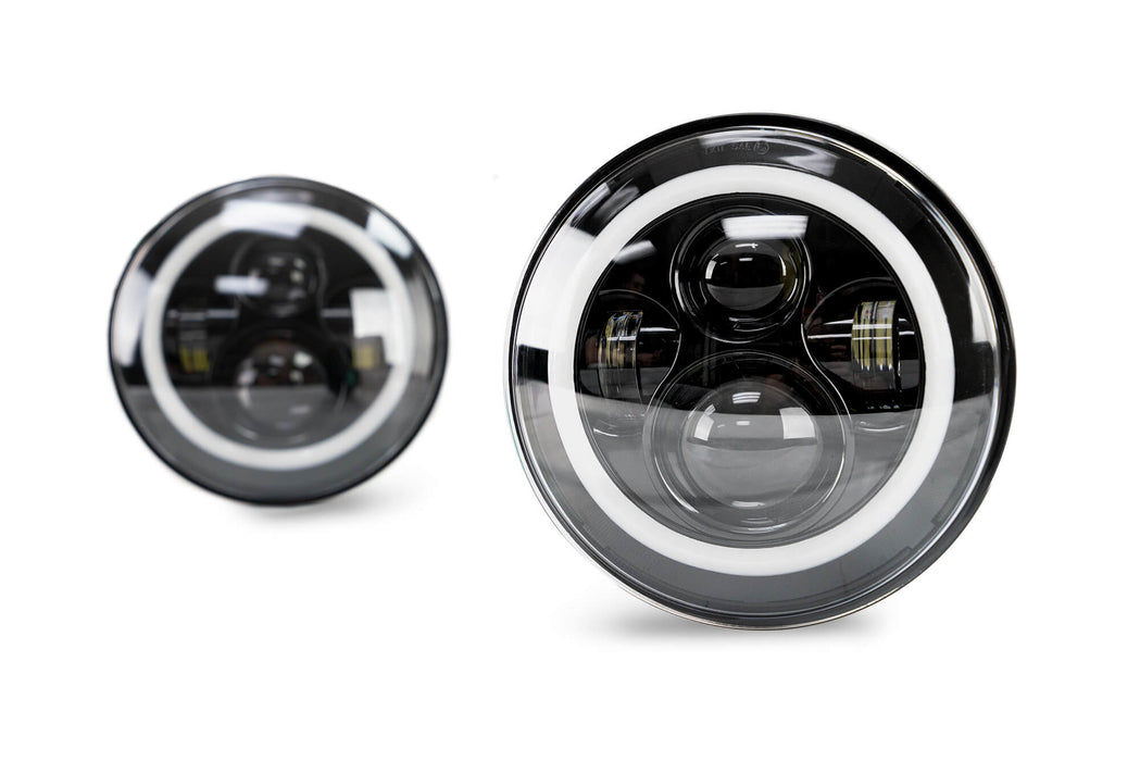 DV8 Offroad 2007-2018 Jeep JK Projector LED Headlights – image 8 of 15