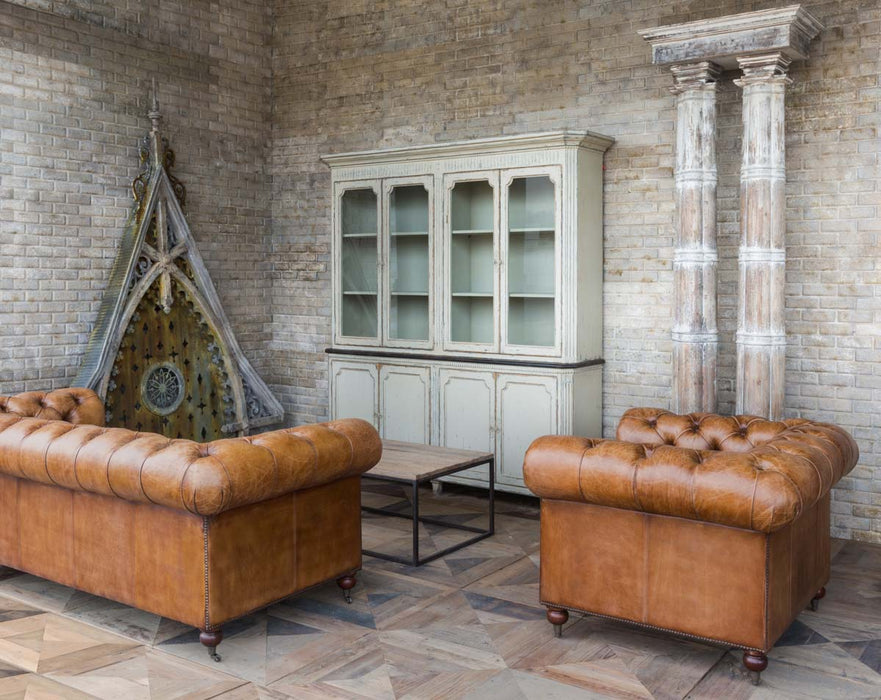 Park Hill Collection Cathedral Relic - Stunning Reclaimed Wood Art Piece with Ornate Metalwork for Unique Decor Display