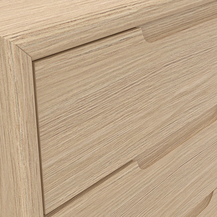 Alpine Furniture Cleo June Dresser, Light Oak