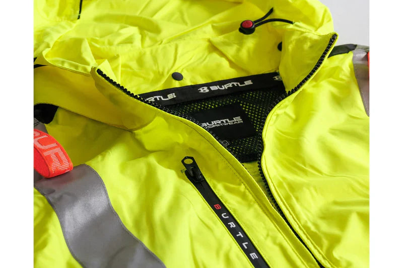 Tomahawk Power 24V Battery-Powered Fan-Cooled Safety Vest Hi-Vis Complete Cooling System - Detail View 2