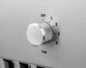 Mechanical rotary control knob on Victory Venice under cabinet range hood