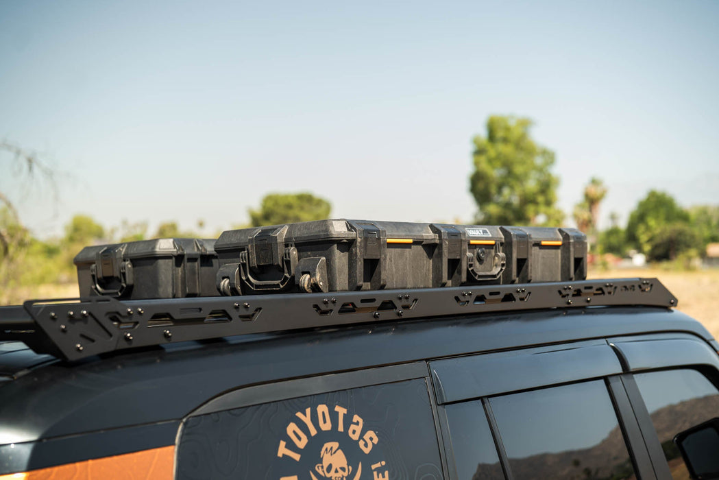 DV8 Offroad 2025-2026 Toyota Land Cruiser & Lexus GX 550 Spec Series Roof Rack – installed on vehicle, image 12 of 20