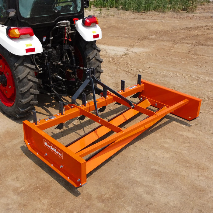 84" Heavy Duty Land Leveler Land Plane Scraper Grader with Shanks 3 Point Hitch,  LP84