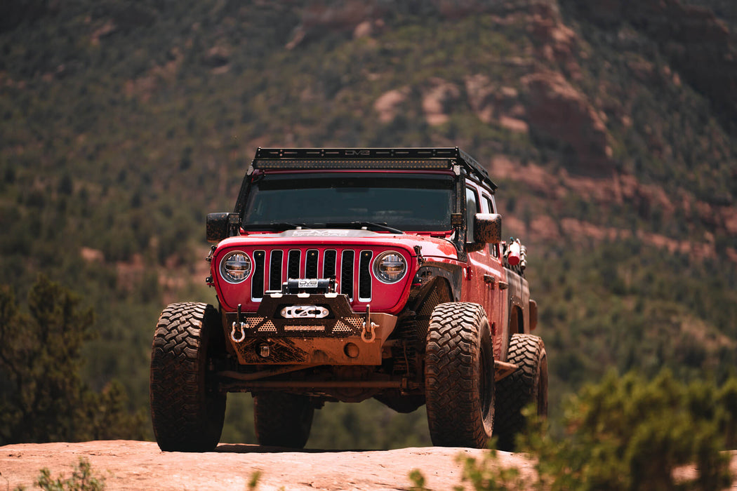 DV8 Offroad 2018-2026 Jeep Wrangler JL & Gladiator JT LED Headlights Chrome – image 4 of 16