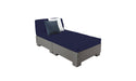 Ledge Lounger Affinity Two Piece Sun Chair — Granite Gray Base-4646 Captain Navy Fabric