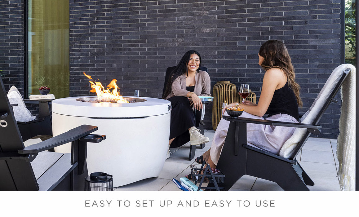 Ledge Lounger Fire & Lighting Fire Pit-Propane-40" Round — view 3