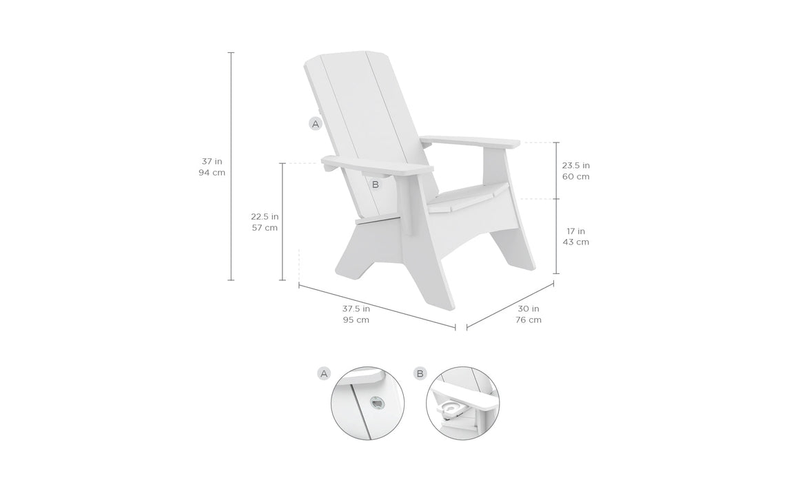 Ledge Lounger Mainstay Adirondack Regular — view 12