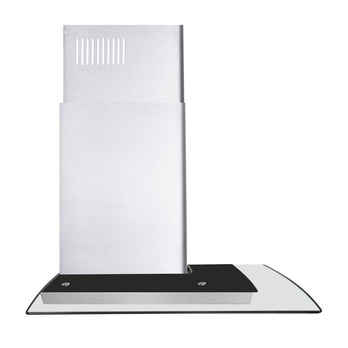 Cosmo 4-Piece Appliance Package - 30-Inch Dual Fuel Range, Wall Mount Range Hood, Dishwasher and Refrigerator in Stainless Steel (COS-4PKG-180) Cosmo