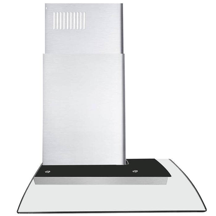 Cosmo 4-Piece Appliance Package - 36-Inch Dual Fuel Range, Wall Mount Range Hood, Dishwasher and Refrigerator in Stainless Steel (COS-4PKG-062) Cosmo