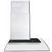 Cosmo 36-Inch 380 CFM Ductless Wall Mount Range Hood in Stainless Steel with Tempered Glass (COS-668AS900-DL) Cosmo
