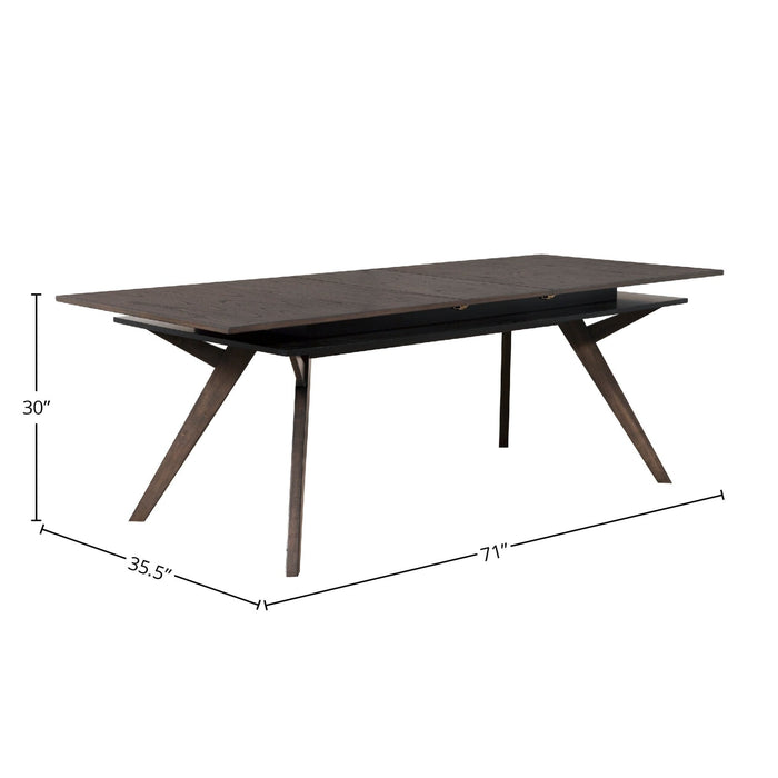Alpine Furniture Lennox Extension Dining Table