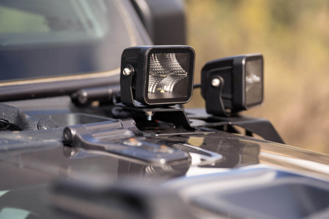 DV8 Offroad 2018-2026 Jeep Wrangler JL & Gladiator JT A-Pillar Dual Pod Light Mounts – image 6 of 17