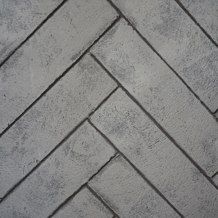 Empire whitewashed herringbone liner swatch