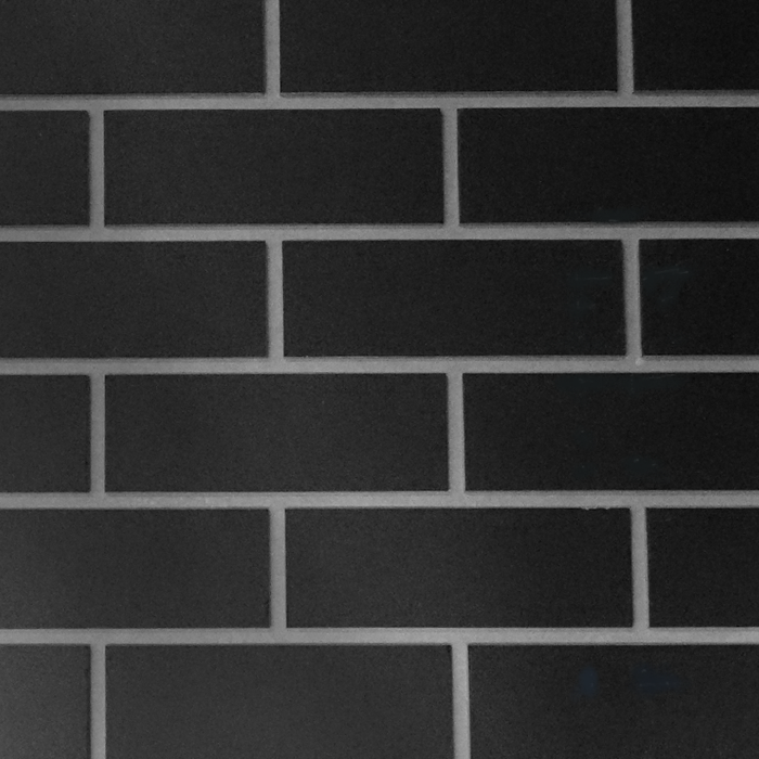 Empire traditional brick liner swatch, black