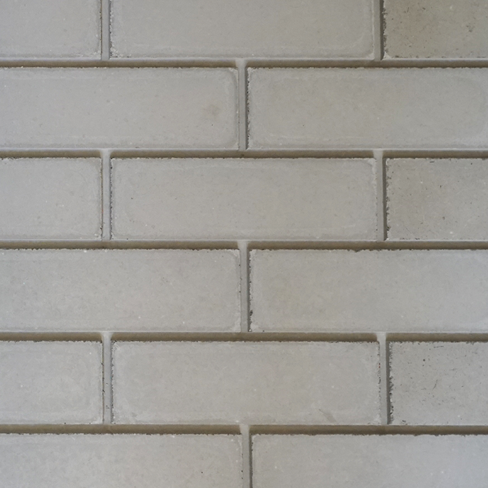 Empire traditional brick liner swatch, gray