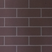 Empire traditional brick liner swatch, mocha