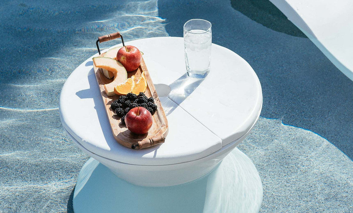 Ledge Lounger Signature 22" Lid with Hole-HALF (For Ice Basin and Tall Ice Bin Side Table) — view 3