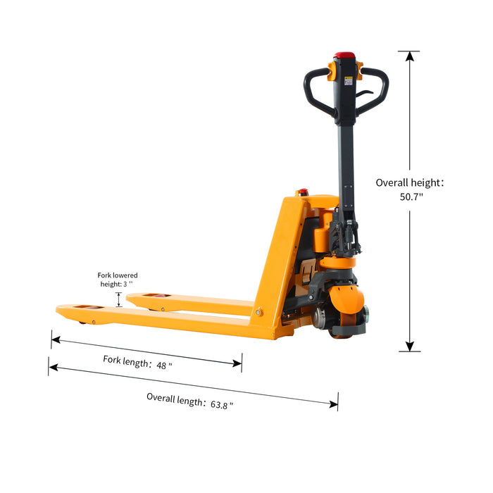 Xilin CBD15-NEW electric pallet jack mast and lift detail