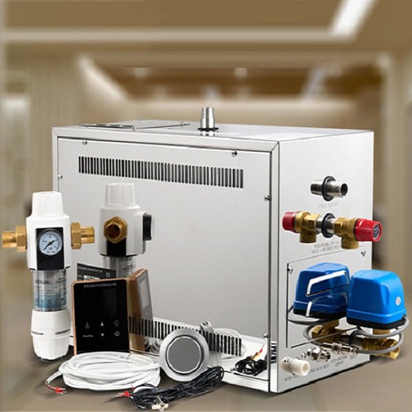 Cascada Stainless Steel Bath Steam Generator 7–21KW - Features