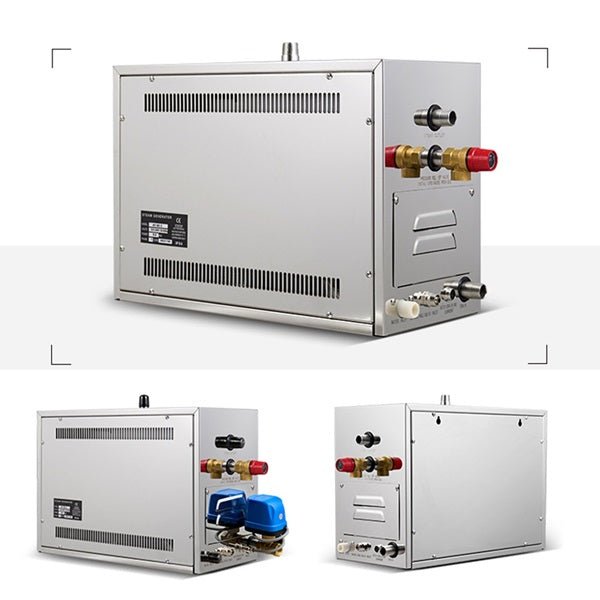 Cascada Stainless Steel Bath Steam Generator 7–21KW - Side View