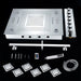 Cascada Showers Luxurious Design 23"x31" LED Shower System with Bluetooth Speaker and Sliding Bar - Dimensions